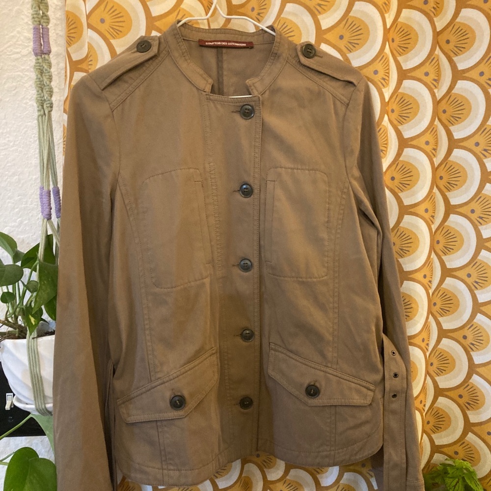 Comptoir des Cotonniers brown jacket